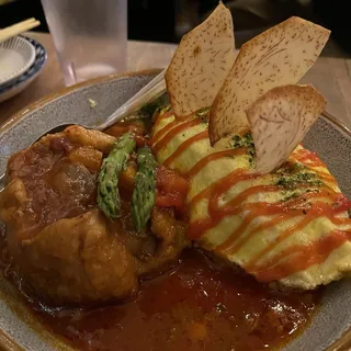 Oxtail Omurice