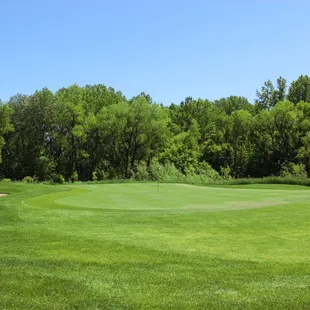 Hole #6 Green. Chomonix Golf Course