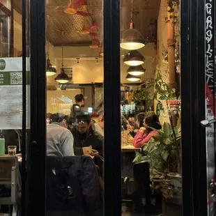 people sitting at tables