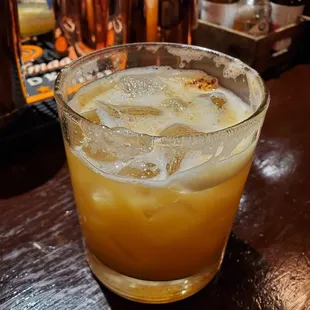 PSA bourbon and pumpkin Brule. Yum!