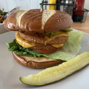 Double Down sandwich from their vegan menu.