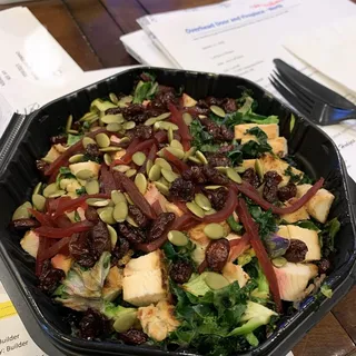 Warm Kale and Brussel Sprout Salad