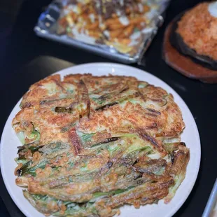 Seafood &amp; Green Onion Pancake