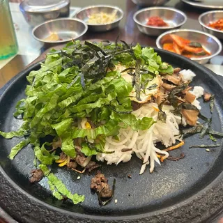 Vegetable Dolsot Bibimbap Combo