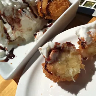 Fried Banana with Ice Cream