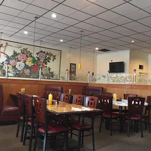 the dining area