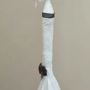 a statue of a woman in a wedding dress