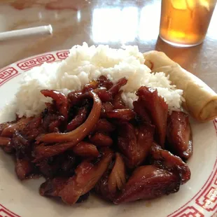 Bourbon Chicken Lunch Special