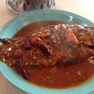 Whole Fish with Hot Bean Sauce