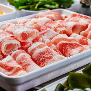 a variety of hot pots