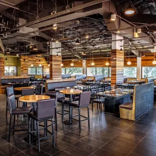 the interior of the restaurant