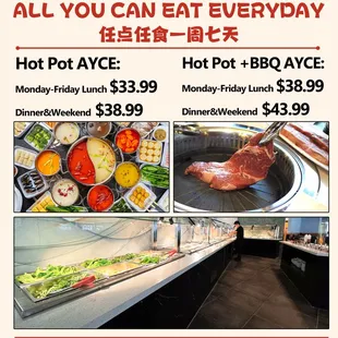 Lots options to choose from your hot pot
Self help sauce station
Including free soft drinks