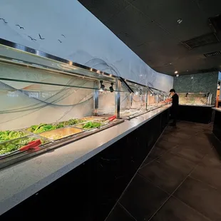 Buffet bar, lots selection