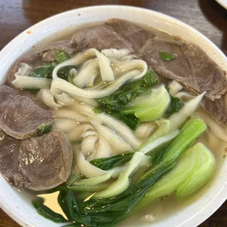 7.Beef Hand-cut Noodles in Clear Soup