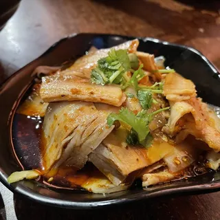 Slice Pork Belly with Spicy Garlic Sauce