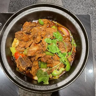 a close up of a bowl of food