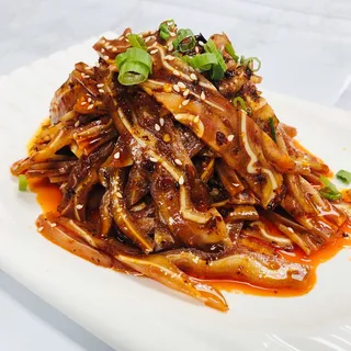 A4. Pig Ear with Chili Oil-