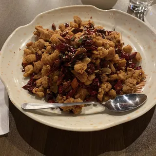 U8. Chongqing Style Diced Chicken with Chili Sauce-