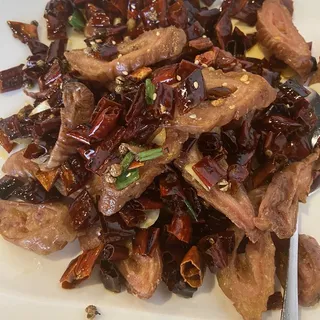 P7. Spicy Pork Intestines-