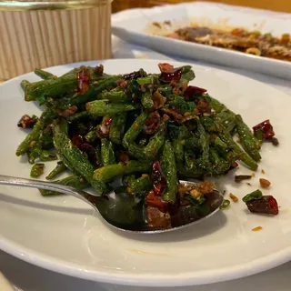V9. Dry Fried String Beans-