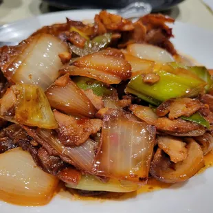 Twice cooked pork