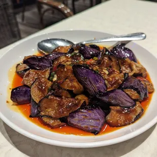 Eggplant with Garlic Sauce