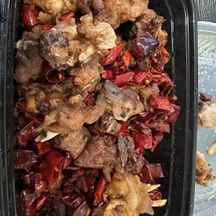 Hot chilli bone in chicken