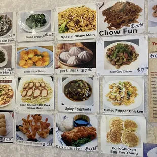 the menu