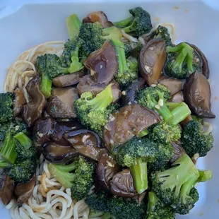 Broccoli and Black Bean Mushroom.