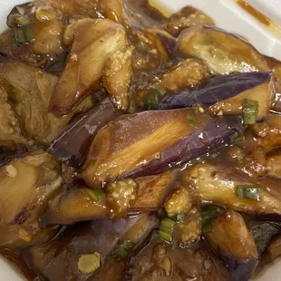 Spicy eggplant (I asked for it not spicy)