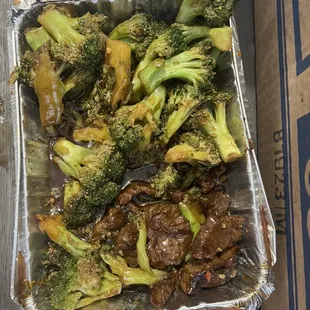 Broccoli and beef