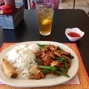 Pad prik king lunch plate. YUM
