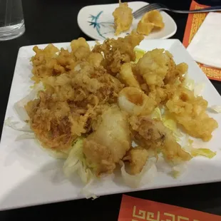 Fried squid