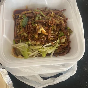 Mu shu with pork! Sooo good!