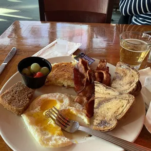 2 Egg Breakfast Plate.  Really good!