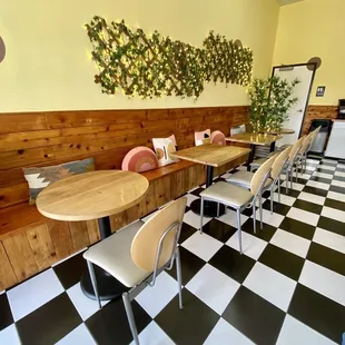 Some tables for dine-in (December 2022)