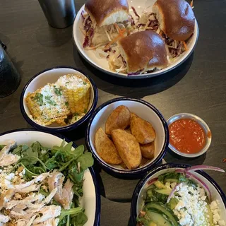 Pulled Chicken Sliders