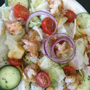 Fresh shrimp great flavor and really tasty gumbo!!!