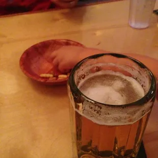 Beer specials at happy hour and chex mix can't be beat.