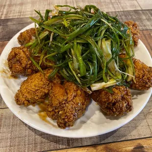 Soy Garlic Spring Onion Chicken