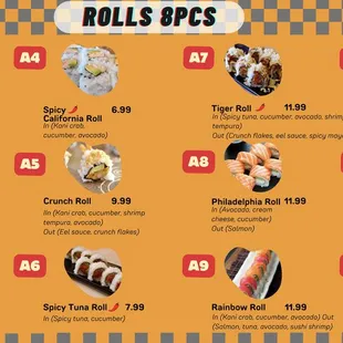 ramen and noodles, menu