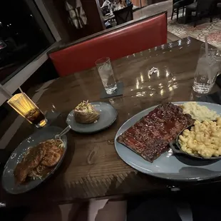 Mac and cheese smash potatoes