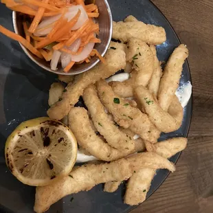 Smoked calamari