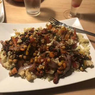 Balsamic Veggies And Cous Cous