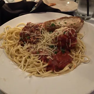 Steakhouse Linguini and Meatballs