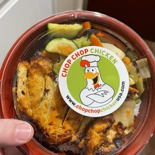 Chicken Bowl via Uber Eats