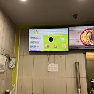 Here are the updated menu prices!