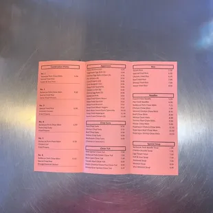 chop chop updated menu may 2022