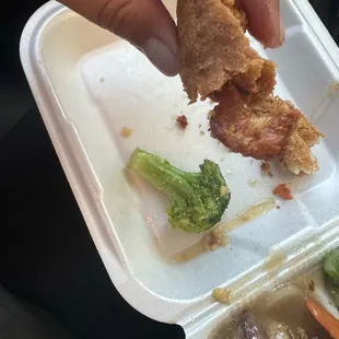 this is what I got. 2 out of 3 looked like this and on the last one the shrimp was as big a bay shrimp.