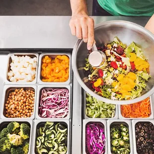 varieties of fresh Ingredients